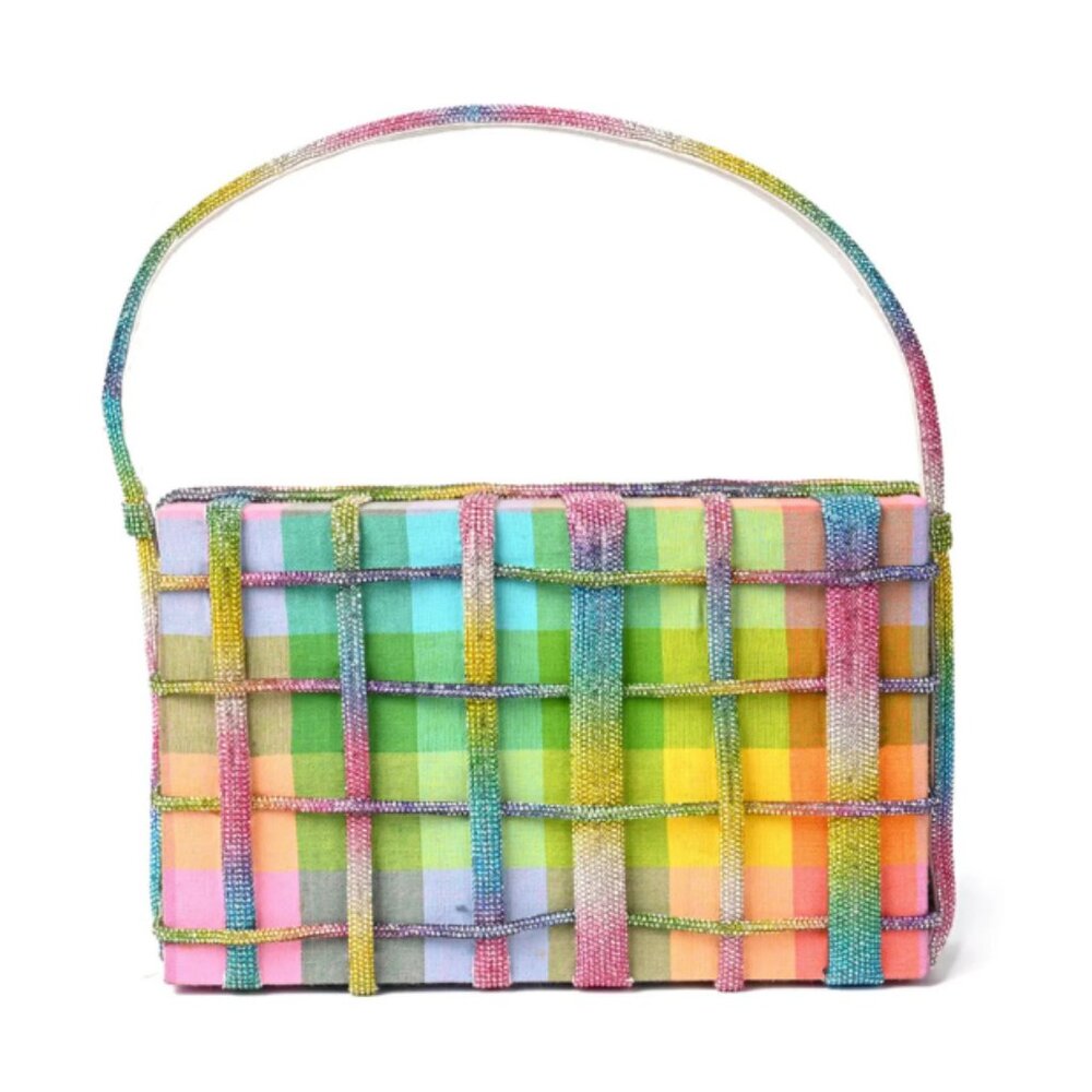 Simitri Rainbow Etoile Clutch